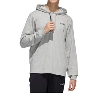 Adidas Men's Essentials Cotton Jersey Lightweight Hoodie Medium